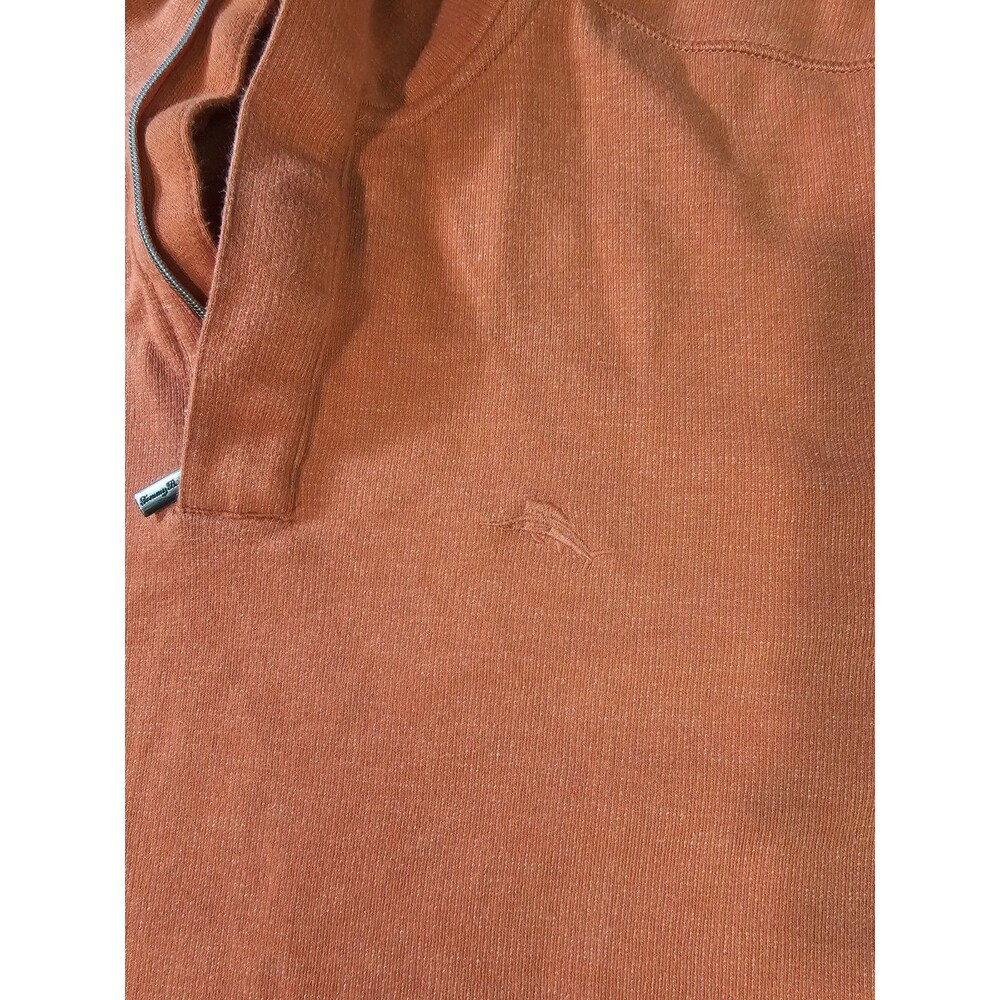 Tommy Bahama Sweatshirt Adult Large 1/4 Zip‎ Relax Marlin Fish Sweater Mens - Picture 5 of 12